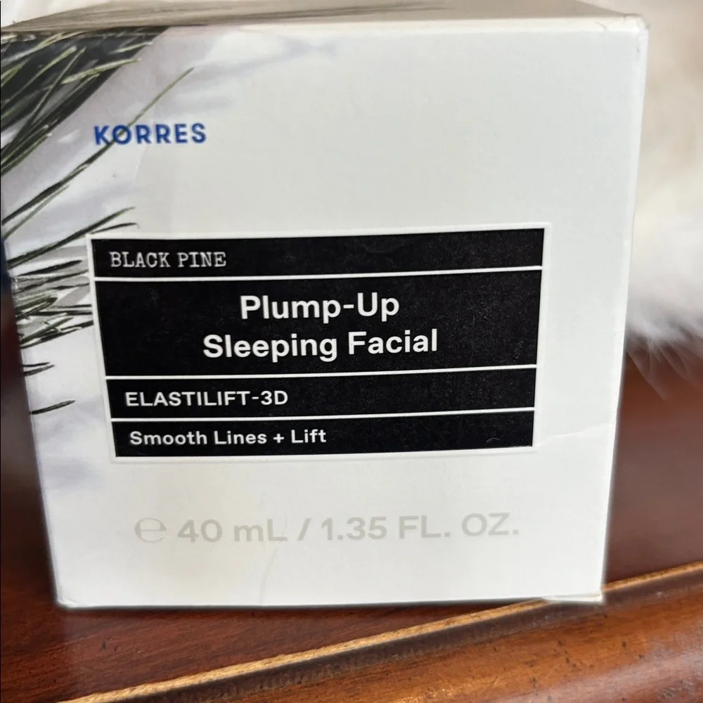 Korres Black Pine Plump-Up Sleeping Facial Mask New in box
